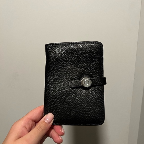 Black Leather Wallet - Picture 1 of 3
